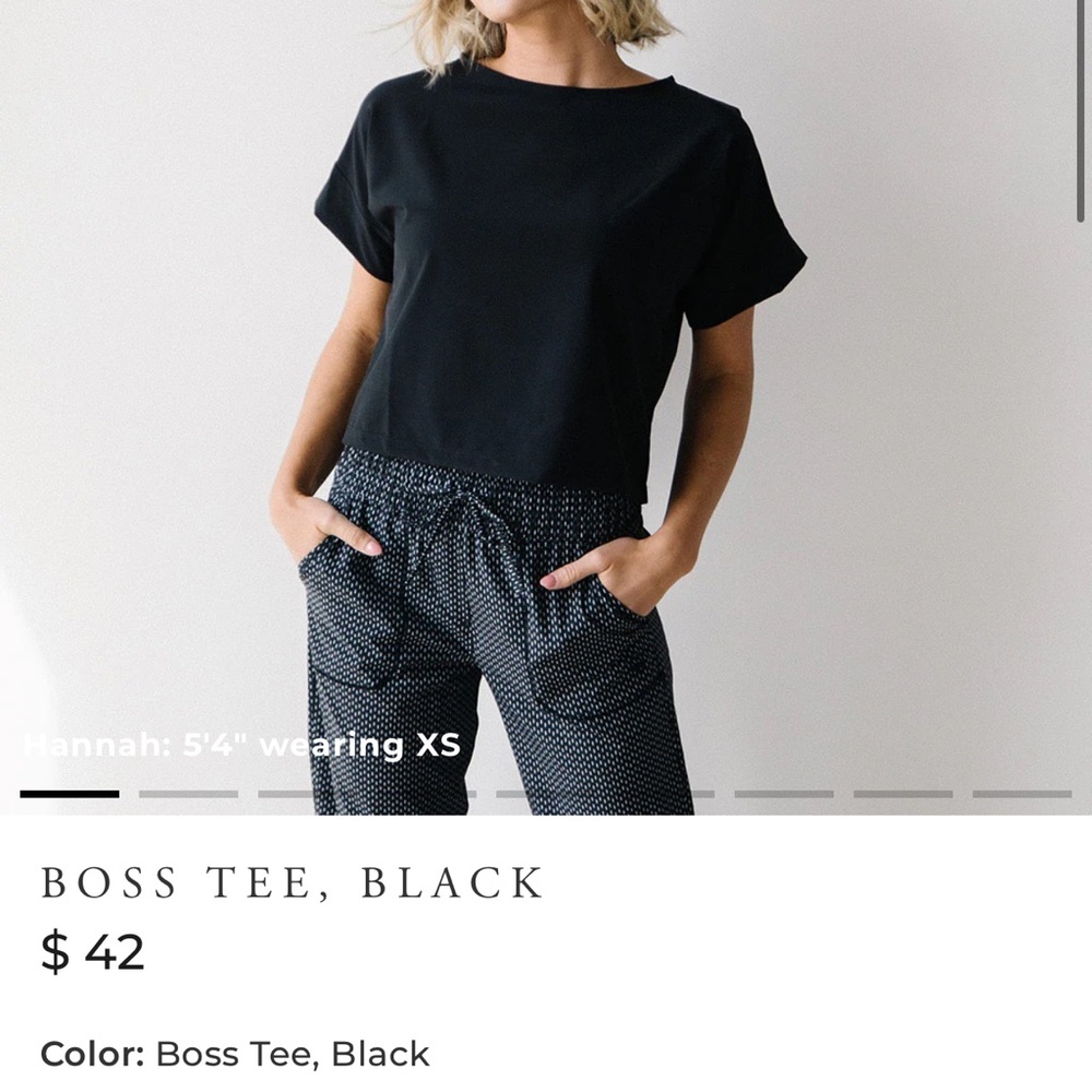 Boss Black Tee for Women